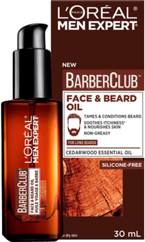 L'Oréal Men Expert Barberclub Baard en Gezichtsolie 30 ml