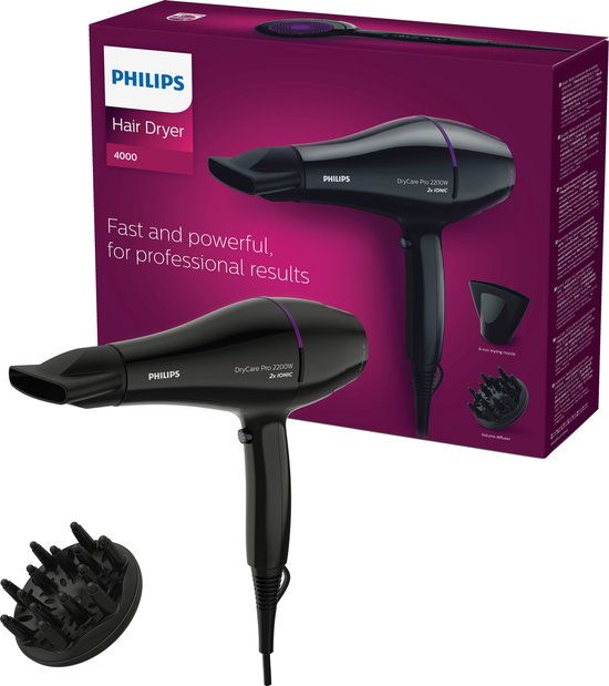 Philips DryCare Pro BHD274/00 föhn met diffuser